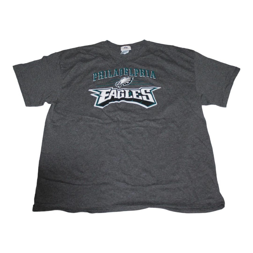 Philadelpia‎ Eagles T- Shirt Short Sleeve Gray Men's Size XL NFL Team Apparel